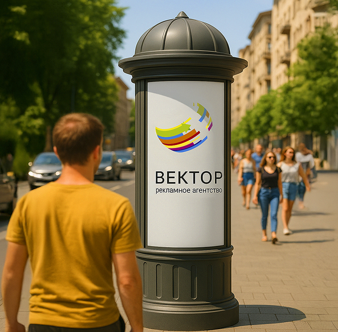 Преимущества рекламы на тумбах
