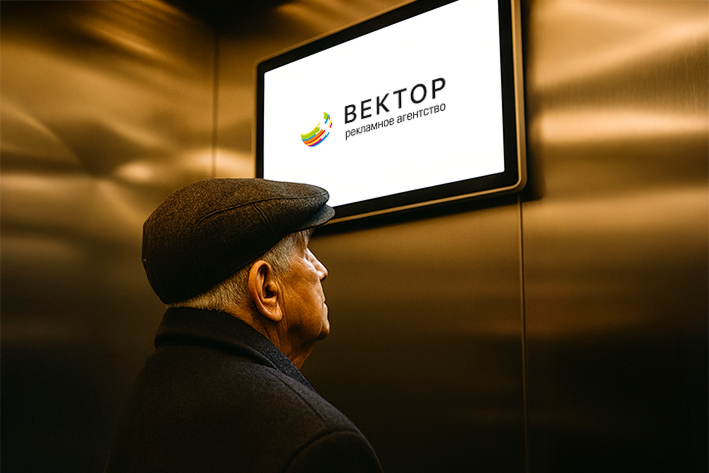 Экраны в лифтах